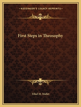 Paperback First Steps in Theosophy Book