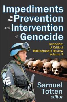 Hardcover Impediments to the Prevention and Intervention of Genocide Book