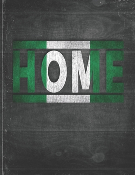 Home: Nigeria Flag Personalized Retro Gift for Nigerian Retired Coworker Friend Party  Undated Planner Daily Weekly Monthly Calendar Organizer Journal