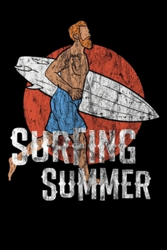 Paperback Surfing Summer: 6x9 Notebook ruled Book