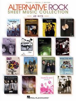 Paperback Alternative Rock Sheet Music Collection: 40 Hits Book