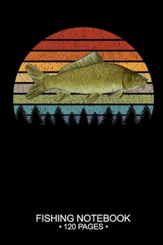 Fishing Notebook 120 Pages: 6"x 9'' Blank Paper Fishing Notebook Cool Freshwater Game Fish Saltwater Fly Fishes Journal Composition Notebook Notes Day Planner Notepad