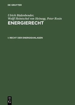 Hardcover Recht der Energieanlagen (German Edition) [German] Book