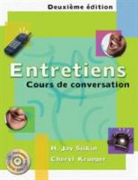 Paperback Entretiens: Cours de Conversation (with Audio CD) [With CD (Audio)] Book