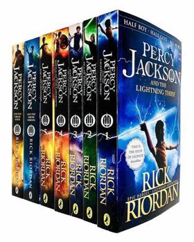 Percy Jackson 7-Book Box Set by Rick Riordan (The Lightning Thief, Sea of Monsters, Titan’s Curse & More) – Complete Fantasy Collection