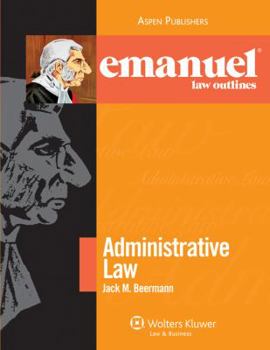 Paperback Emanuel Law Outlines: Administrative Law Book