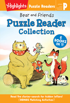 Hardcover Bear and Friends Puzzle Reader Collection: Level P 6-In-1 Story Collection for Beginner Readers, Early Reading Kids Books with Fun Puzzles Book