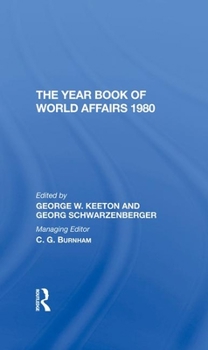 Hardcover The Year Book Of World Affairs, 1980 Book