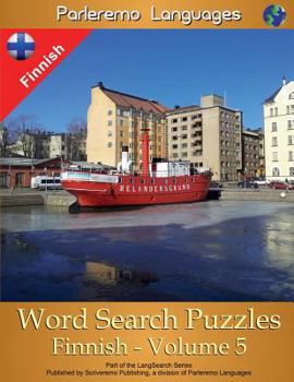 Paperback Parleremo Languages Word Search Puzzles Finnish - Volume 5 [Finnish] Book