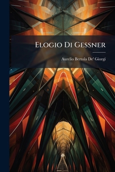 Paperback Elogio Di Gessner [Italian] Book