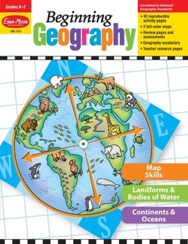 Paperback Beginning Geography, Kindergarten - Grade 2 Teacher Resource Book