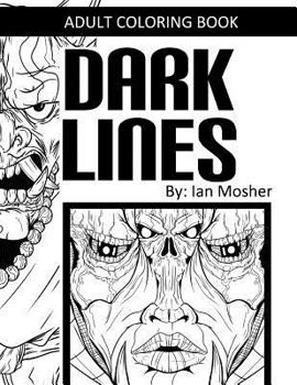 Paperback Dark Lines: Adult Coloring Book