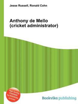 Paperback Anthony de Mello (Cricket Administrator) Book