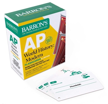 Cards AP World History Modern, Fifth Edition: Flashcards: Up-To-Date Review + Sorting Ring for Custom Study Book