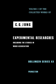 Paperback Collected Works of C.G. Jung, Volume 2: Experimental Researches Book
