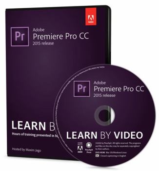 Hardcover Adobe Premiere Pro CC Learn by Video (2015 Release) Book