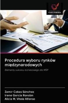 Paperback Procedura wyboru rynków mi&#281;dzynarodowych [Polish] Book