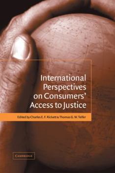 Hardcover International Perspectives on Consumers' Access to Justice Book