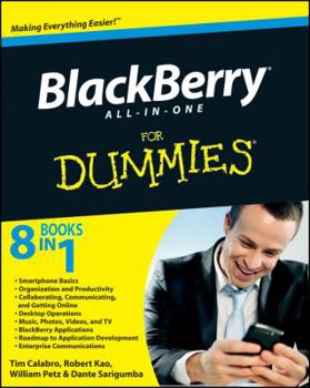 Paperback Blackberry All-In-One for Dummies Book