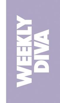 Polyester Press Notebook Collection: WEEKLY DIVA (lavender #afa4c3)