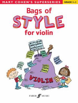 Paperback Bags of Style for Violin: Grade 2-3 Book