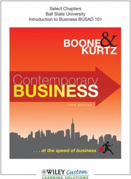Unknown Binding Contemporary Business 14th Edition (Select Chapters Ball State University) Book