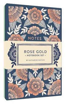 Diary Rose Gold Notebook Set: Two Foil-Stamped Notebooks Book