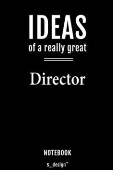 Notebook for Directors / Director: awesome handy Note Book [120 blank lined ruled pages]