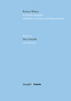 Hardcover Der Gehulfe: (Erstdruck) [German] Book