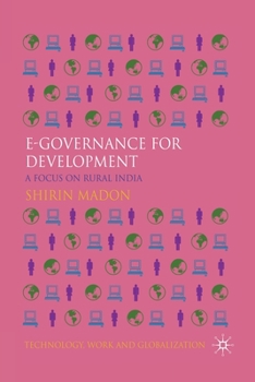 Paperback E-Governance for Development: A Focus on Rural India Book