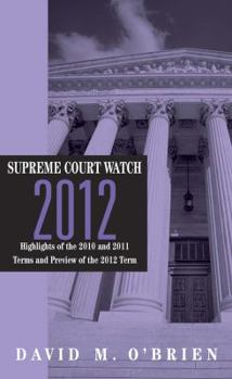 Paperback Supreme Court Watch 2012: An Annual Supplement Book