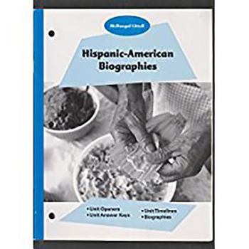 Paperback Creating America: Hispanic American Biographies Book