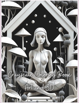 Paperback Grayscale Coloring Book - Art and 3D Book