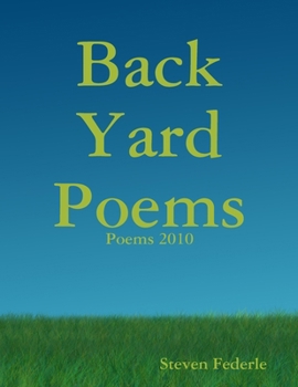 Paperback Back Yard Poems Book