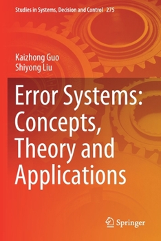 Paperback Error Systems: Concepts, Theory and Applications Book