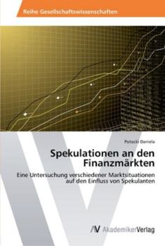 Paperback Spekulationen an den Finanzmärkten [German] Book