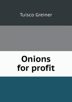 Paperback Onions for profit Book