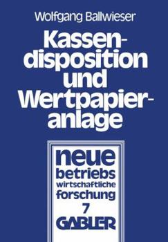 Paperback Kassendisposition Und Wertpapieranlage [German] Book