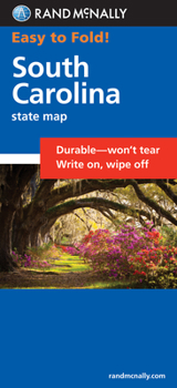 Paperback Rand McNally Easy to Fold: South Carolina (Laminated Fold Map) Book