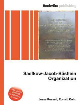 Paperback Saefkow-Jacob-Bastlein Organization Book