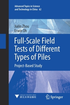 Paperback Full-Scale Field Tests of Different Types of Piles: Project-Based Study Book