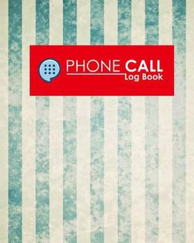 Paperback Phone Call Log Book