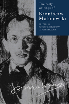 Hardcover Early Writings Bronislaw Malin Book