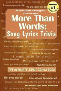 Paperback More Than Words: Song Lyrics Trivia Book