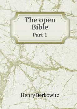 Paperback The open Bible Part 1 Book