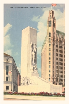 Paperback Vintage Journal Alamo Cenotaph, San Antonio Book