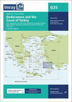 Map Imray Chart G35. Book