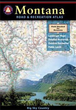 Paperback Montana Benchmark Road & Recreation Atlas Book