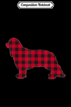 Composition Notebook: Red Plaid Cavalier King Charles Spaniels Christmas Pajama  Journal/Notebook Blank Lined Ruled 6x9 100 Pages