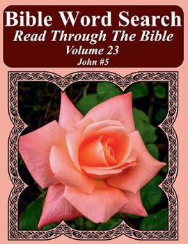 Paperback Bible Word Search Read Through The Bible Volume 23: John #5 Extra Large Print Book